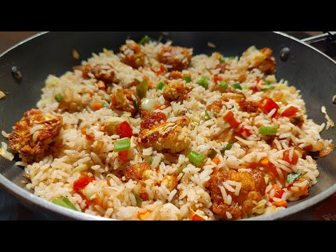 How to Make Easy Fried Rice Recipe | Gobi Fried Rice | Cauliflower Fried Rice