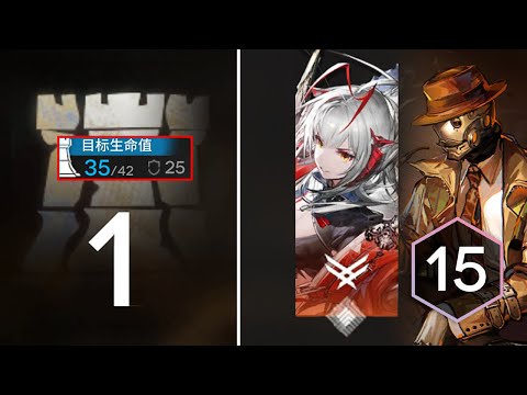 【Arknights】 Ascension 15 Wis'adel Solo Clear | IS#5 - Sarkaz's Furnaceside Fables