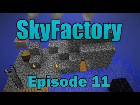 Minecraft- SkyFactory [11] Redstone Work!