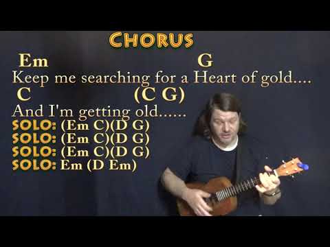 Heart of Gold (Neil Young) Bariuke Cover Lesson in G with Chords/Lyrics
