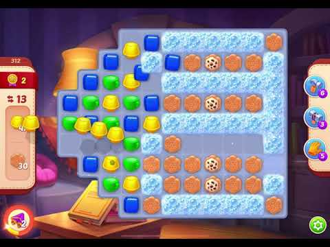 HomeScapes Level 312 no boosters (15 moves)