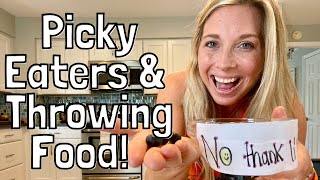 TIPS FOR PICKY EATERS & TODDLERS THROWING FOOD:At Home Speedy Speech Therapy Sensory Feeding Therapy