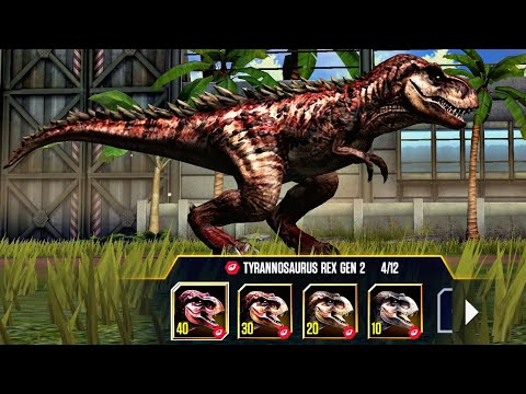 T-REX Gen 2 Max Level 40 - Jurassic World The Game