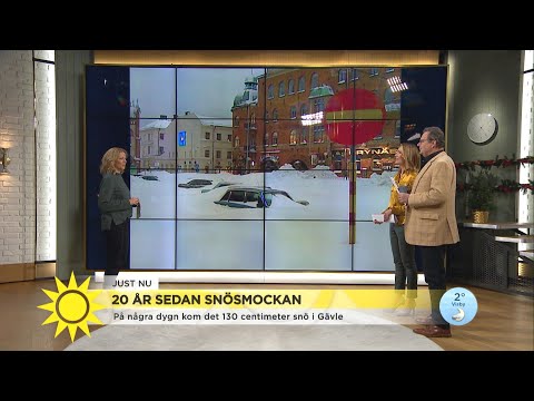 Meteorologen: "En av de värsta snöstormarna som man känner till" - Nyhetsmorgon (TV4)