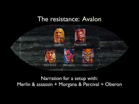 Merlin & assassin + Morgana & Percival + Oberon (Narration for "The Resistance: Avalon")