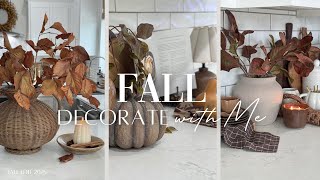 FALL DECORATE WITH ME 2025 | WARM AND COZY KITCHEN FALL STYLING IDEAS | NEW AND TIMELESS FALL DECOR