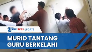 Viral Video Siswa di Grobokan Maki dan Tantang Gurunya Berkelahi di Dalam Kelas, Kepsek Minta Maaf