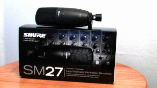 Video thumbnail for Shure SM27 Condenser Microphone by LastStopReviews