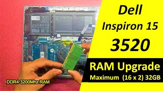 🛠️ Dell Inspiron 3520 Upgrade RAM. How to Dell Inspiron 15 3520 - disassembly and upgrade options