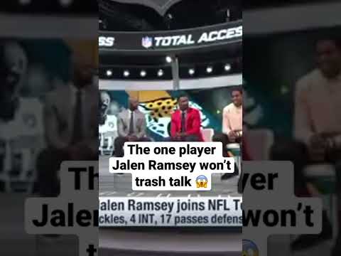 Jalen Ramsey reveals the one WR he won’t trash talk😱 #jalenramsey #larams #nfl #football