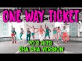 CHA CHA - One way ticket - Chacha remix | 70s hits | dance workout | KINGZ KREW | ZUMBA