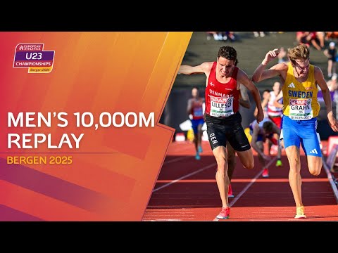 UNBELIEVABLE Finish! 🔥😱 Men’s 10,000m Final Replay | Bergen 2025 European U23 Championships