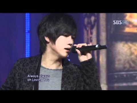 Oh Won bin - I Love You I Love You @ SBS Inkigayo 인기가요 101128