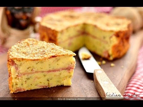 Siciliani Creativi - Gateau di patate: ricetta golosissima siciliana - Potatoes pie, tasty recipe