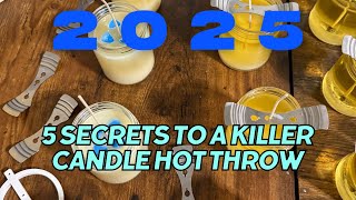 5 Secrets to a KILLER Candle Hot Throw: Make Your Home Smell Like a Luxury Spa!