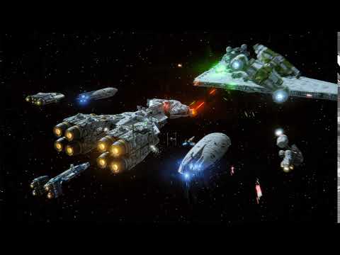 TIEs Strafing a Corellian Frigate WIP#8 (ISD Strikes Back!)