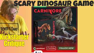 CARNIVORE (C+) Not A Boardgame! Kickstarter Critique Review