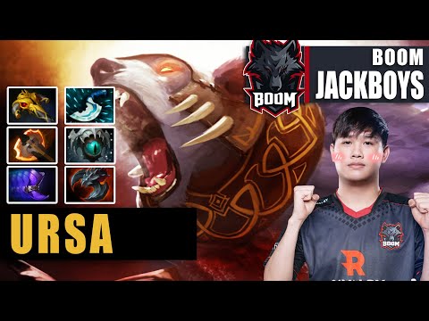 Ursa Safelane | BOOM.JACKBOYS | 11 MINS BATTLE FURY PRO FARM EFFICIENCY | 7.31b Gameplay Highlights