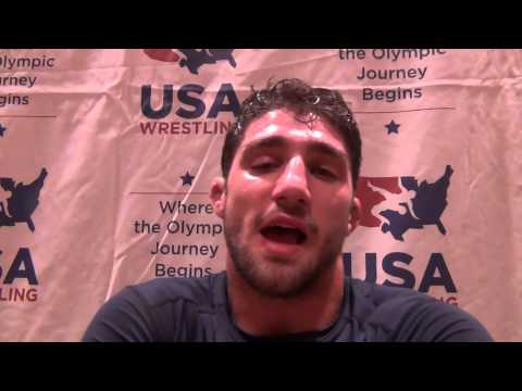 Geordan Speiller after 75 kg win at 2015 Jack Pinto Cup