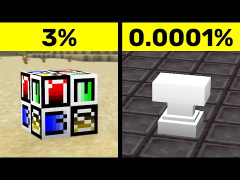 Insanely Rare Minecraft Items