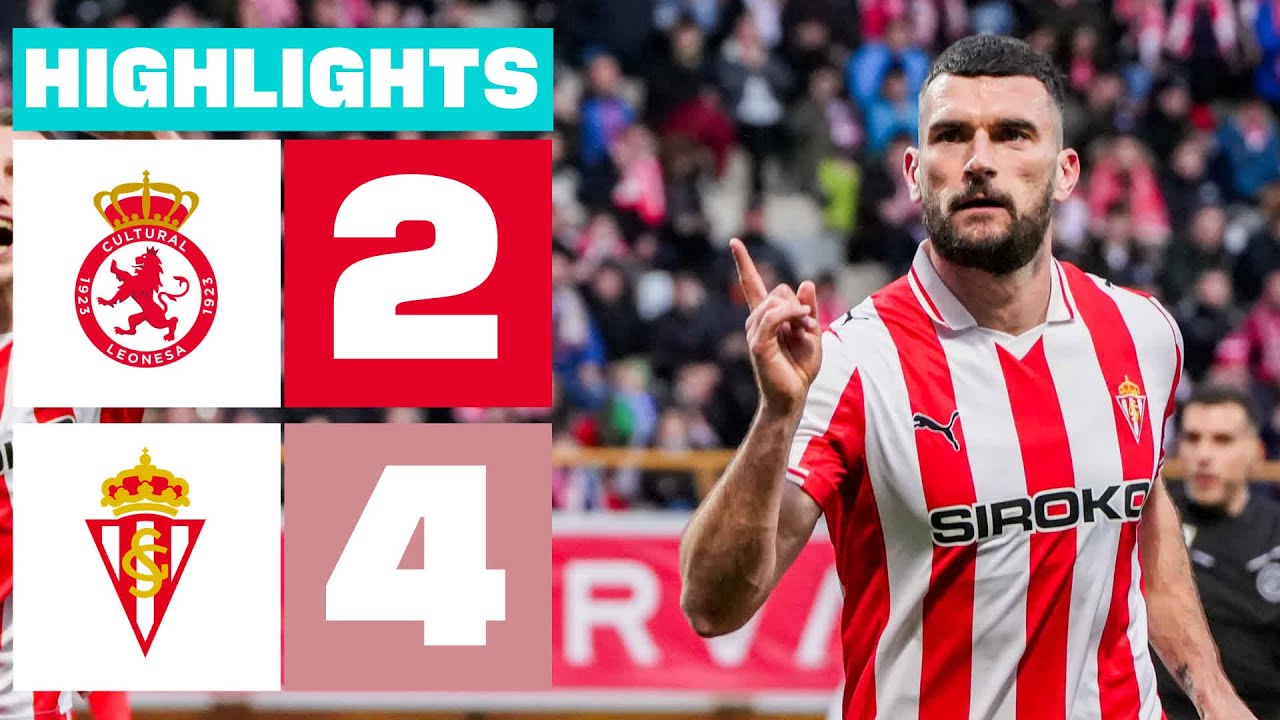 Cultural Leonesa vs Sporting Gijón Highlights