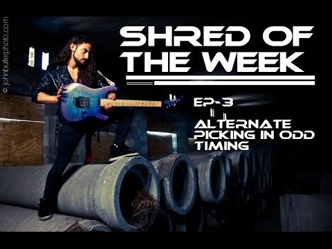 Shred of the Week - Alternate Picking in Odd Timing