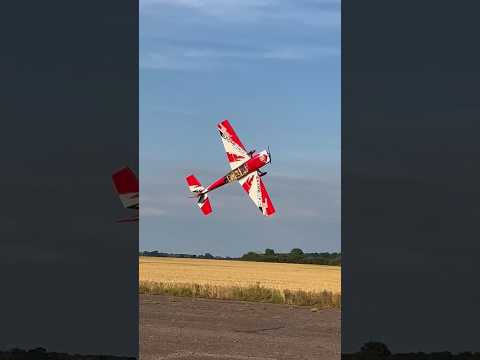 Azza playing the 104” Extra DA120 #flyforfun #rcaircraft #bigupthekidzfunfly2024