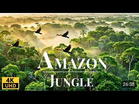 Animals of Amazon 4K - Animals Calls The Jungle Home | Amazon Rainforest | Scenic Relaxation Film