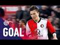 STEVEN BERGHUIS UIT DE VRIJE TRAP | Feyenoord - FC Emmen (03-03-2019) | Goal