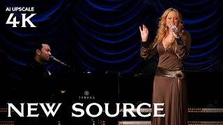 [AI Upscale 4K] Mariah Carey &amp; John Legend - With You I'm Born Again (Live VH1 Save The Music 2005)