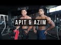 Shafiee (Apit) & Azim Ashraf Workout at Oxygen Specialized Gym