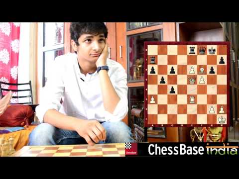 India no.3 Vidit Gujrathi solving chess problems without a chess board
