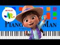 Ridley Jones Theme Song Slow Easy Medium 4K Piano Tutorial