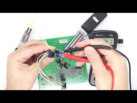 SPI flash programming on board.