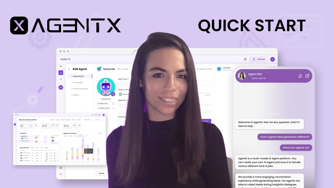 How to Create AI Agent and add to your website in 2 Minutes with AgentX