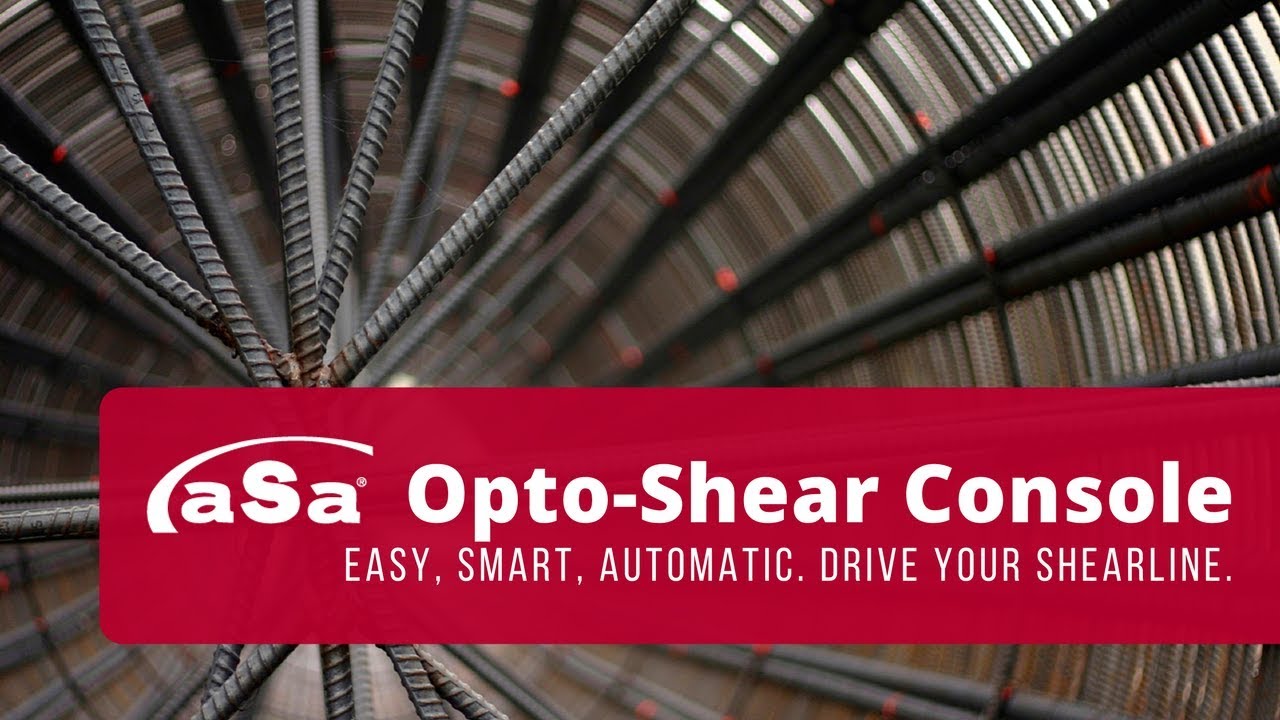aSa Rebar Software: Opto-Shear Console