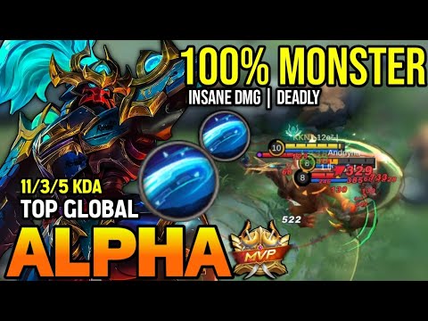 ALPHA BEST BUILD 2022 | TOP GLOBAL ALPHA GAMEPLAY | MOBILE LEGENDS✓