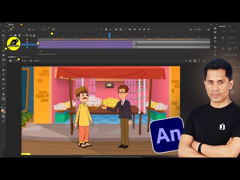 2D Animation Adobe Animate CC Tutorials | 2D Animation Step By Step | @LearnAnimationHindi