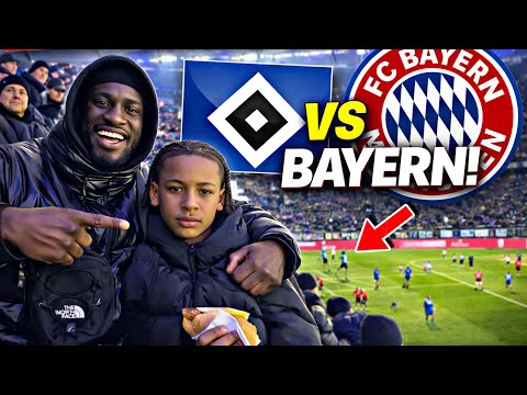 HSV vs Bayern im Stadion 🏟️ Papa und Soh 
