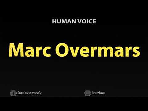 How To Pronounce Marc Overmars
