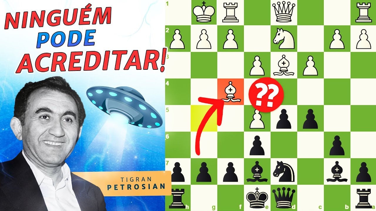 O LANCE MAIS DIFÍCIL DA HISTÓRIA XADREZ!!!