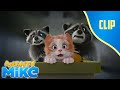 🙀Fluffy is trapped in the air vents with the raccoon ! 🐶Mighty Mike - Cartoon Animation for Kids