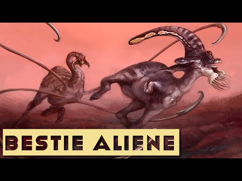 I created some ALIEN MONSTERS for a ROLE PLAYING GAME!
