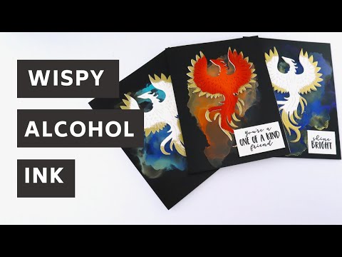 Alcohol Ink Wispy Tutorial