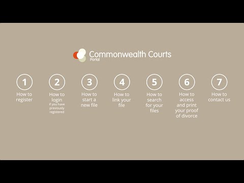 Watch — eFiling your family law matter in the Commonwealth Courts Portal — Federal Circuit and Family Court of Australia