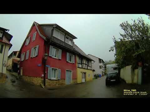 D: Vögisheim. Stadt Müllheim. Landkreis Breisgau-Hochschwarzwald. Ortsdurchfahrt. Oktober 2019