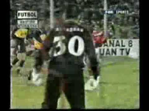 Gol de La Paglia a Toluca (Boca 2-Toluca 0 23-07-1998)