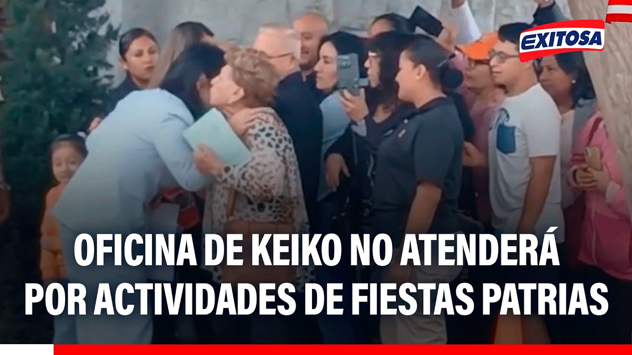 🔴🔵 Oficina de Keiko no atenderá por actividad de Fiestas Patrias