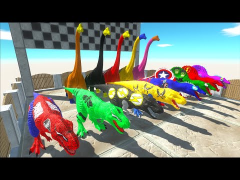 Speed Race Death Climb Championship Trex Vs Dilophosaurus Marvel Dc Jurassic World Evolution