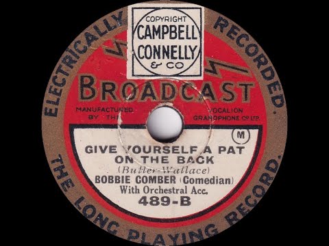 Bobbie Comber - Give Yourself A Pat On The Back